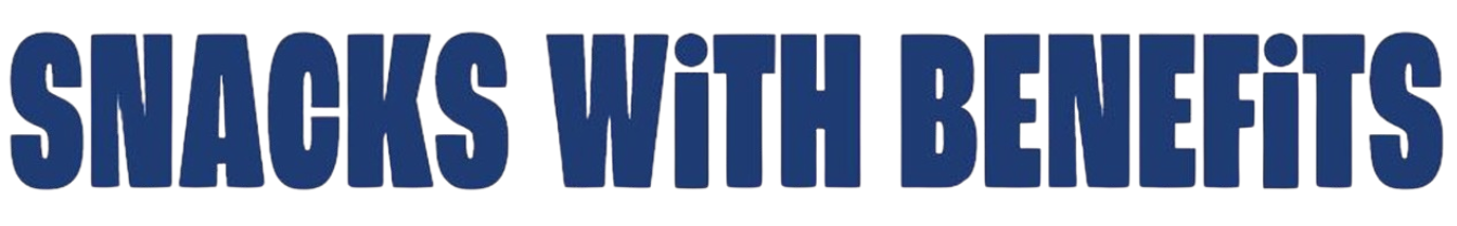 Snacks With Benefits slogan in blue | Morish Snacks