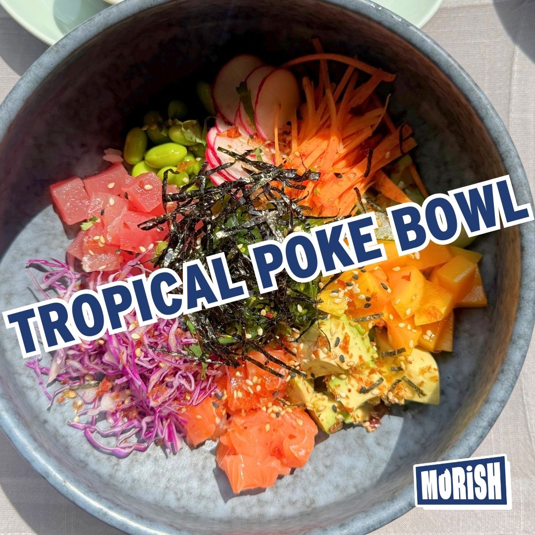 Poke Bowl with crispy seaweed topping | Morish Snacks