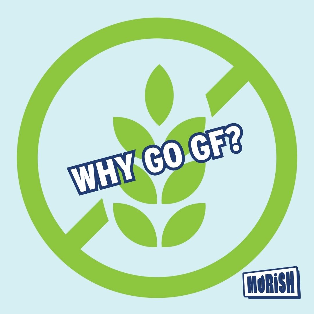 Green crossed grain logo | Morish Snacks