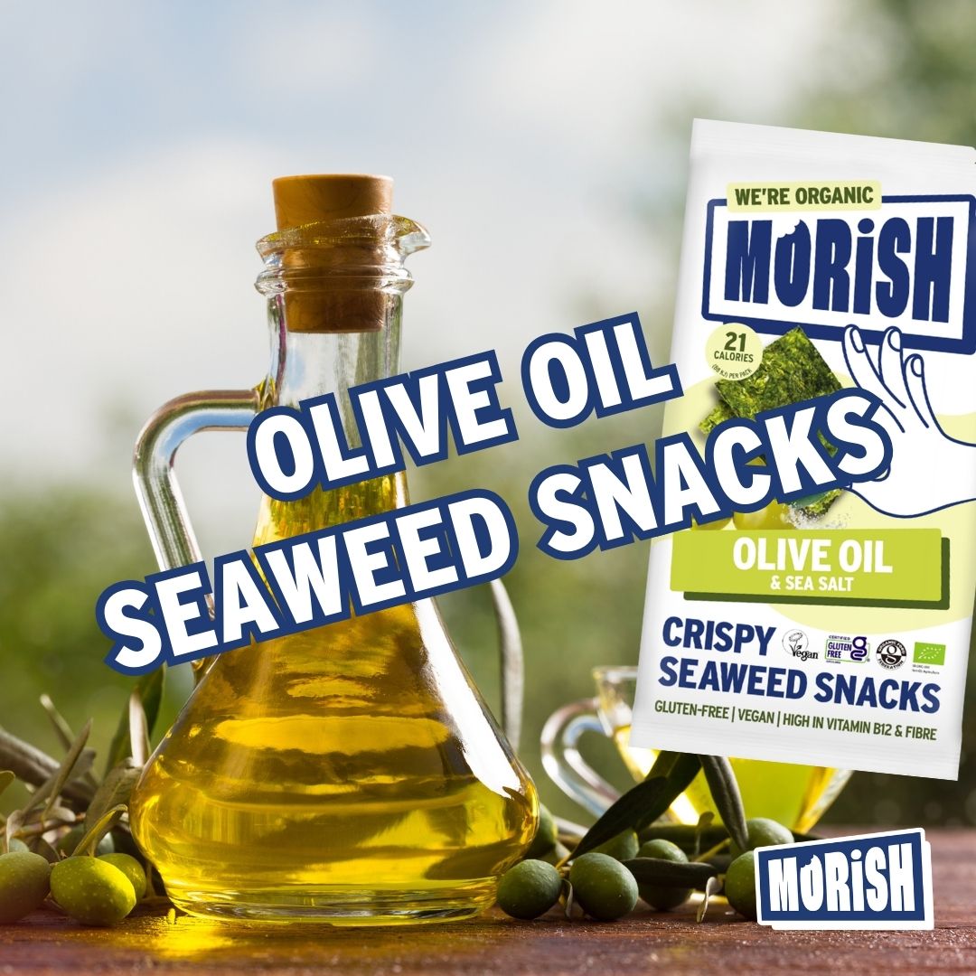 Olive oil, olives and olive oil seaweed snack pack | Morish Snacks