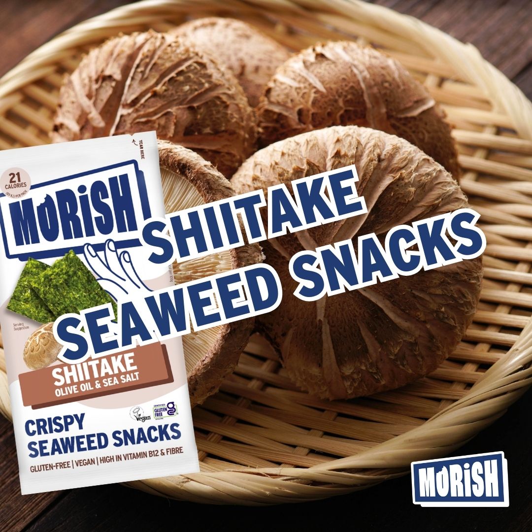 Shiitake mushrooms and shiitake seaweed pack | Morish Snacks