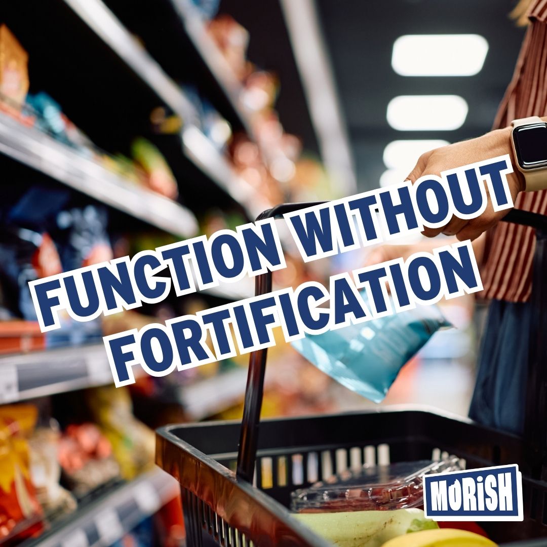 Shopping basket in supermarket snack aisle | Morish Snacks