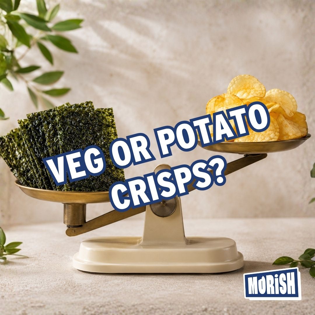 Scale with crispy seaweeds and potato crisps | Morish Snacks