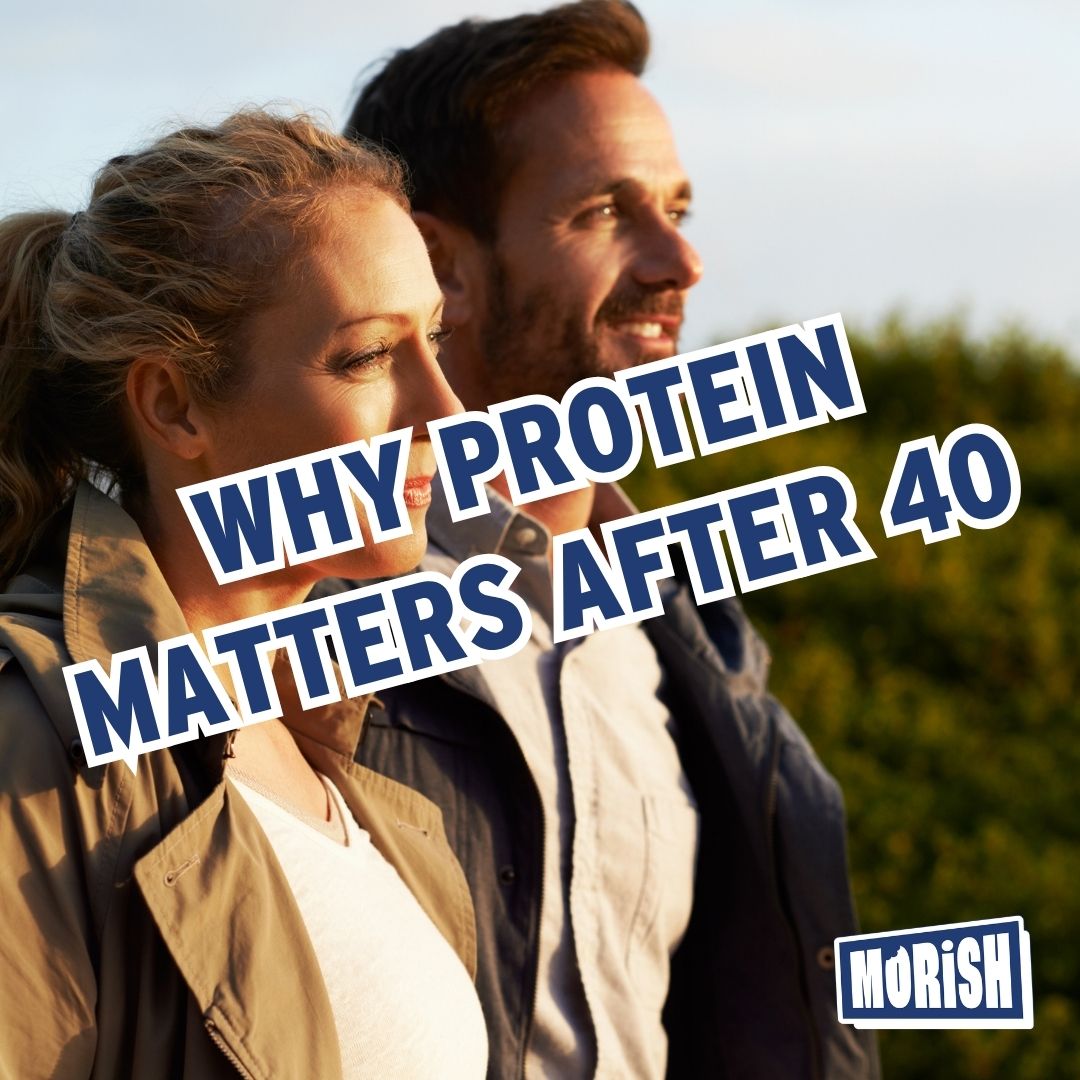 Man and women over 40 outdoors | Morish Snacks