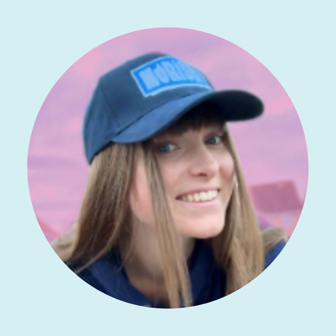 Ellie with Morish hat | Morish Snacks