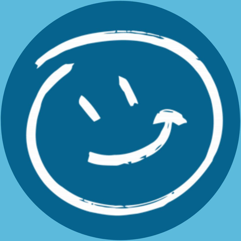 Cheeky blue smiley | Morish Snacks