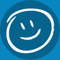 Happy blue smiley | Morish Snacks