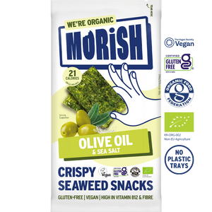 Pack of organic olive oil seaweed | Morish Snacks