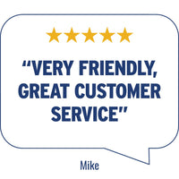 Mike’s customer rating in speech bubble | Morish Snacks