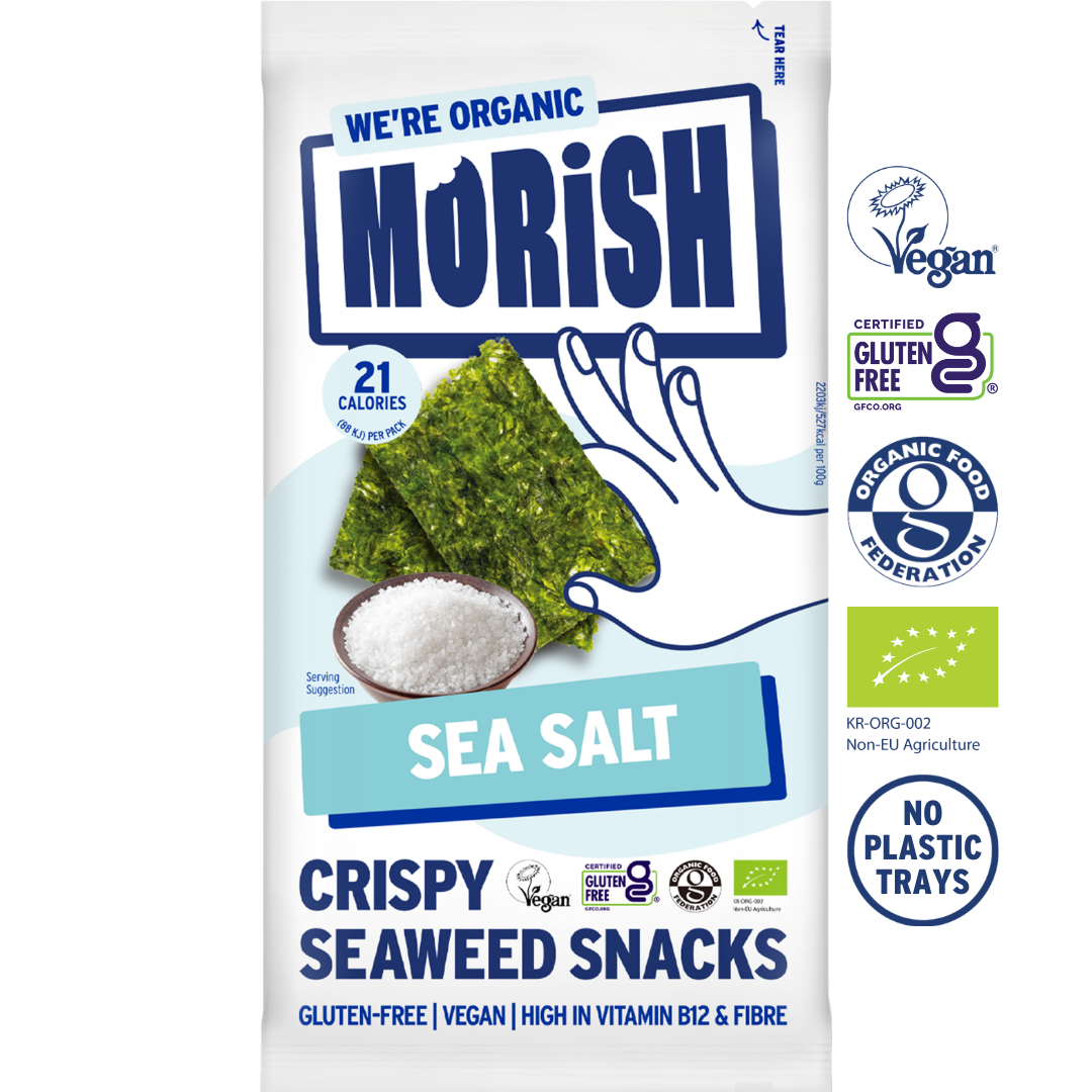 MORiSH Organic Sea Salt Seaweed Snacks