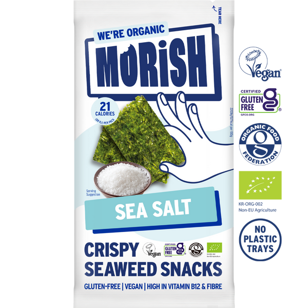 Pack of organic sea salt seaweed | Morish Snacks