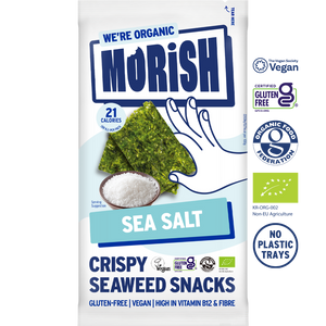 Pack of organic sea salt seaweed | Morish Snacks
