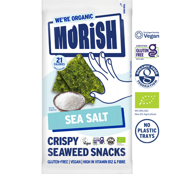 Pack of organic sea salt seaweed | Morish Snacks