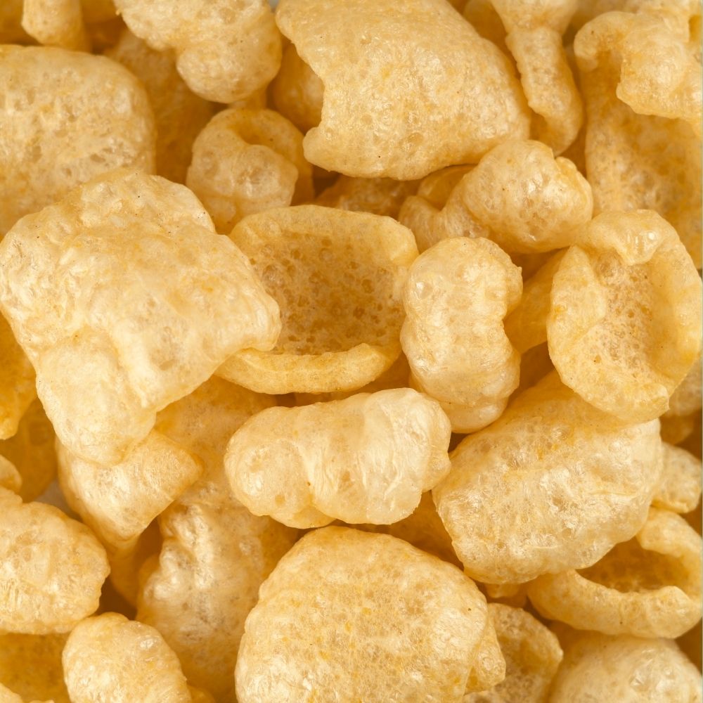 Pile of fluffy pork crunch | Morish Snacks