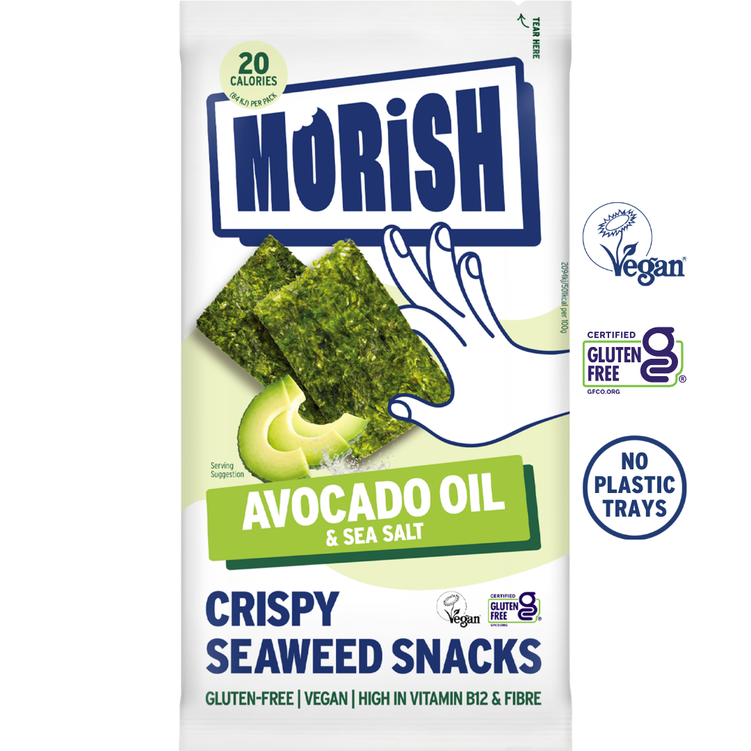 MORiSH Crispy Avocado Oil Seaweed Thins