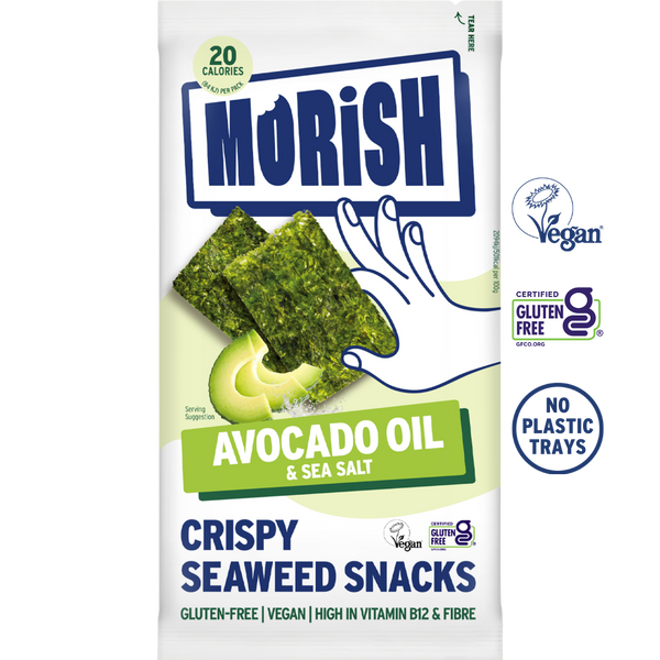 Pack of crispy avocado oil seaweed | Morish Snacks