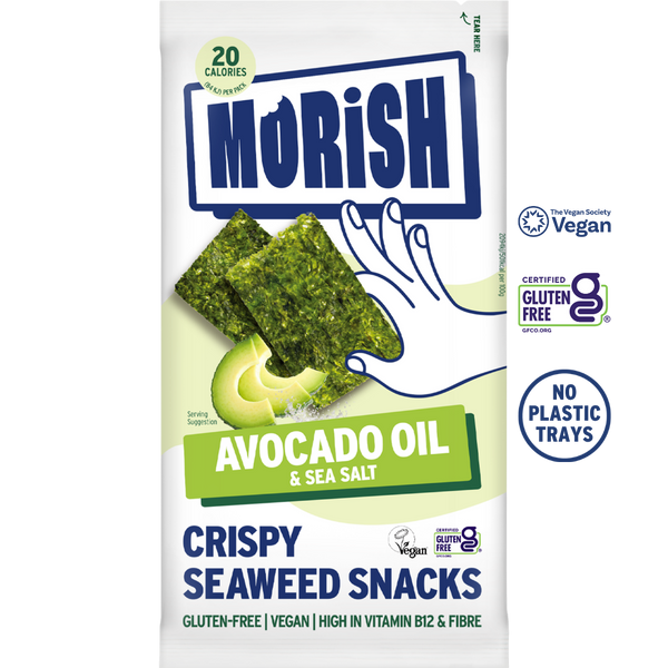 Pack of crispy avocado oil seaweed | Morish Snacks