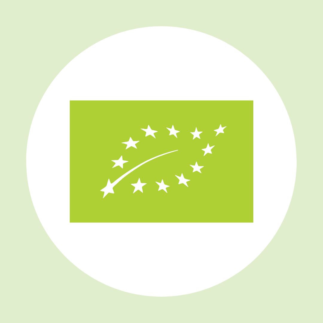 Organic agriculture Europe certification logo | Morish Snacks