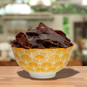 Bowl of air-dried steak original | Morish Snacks