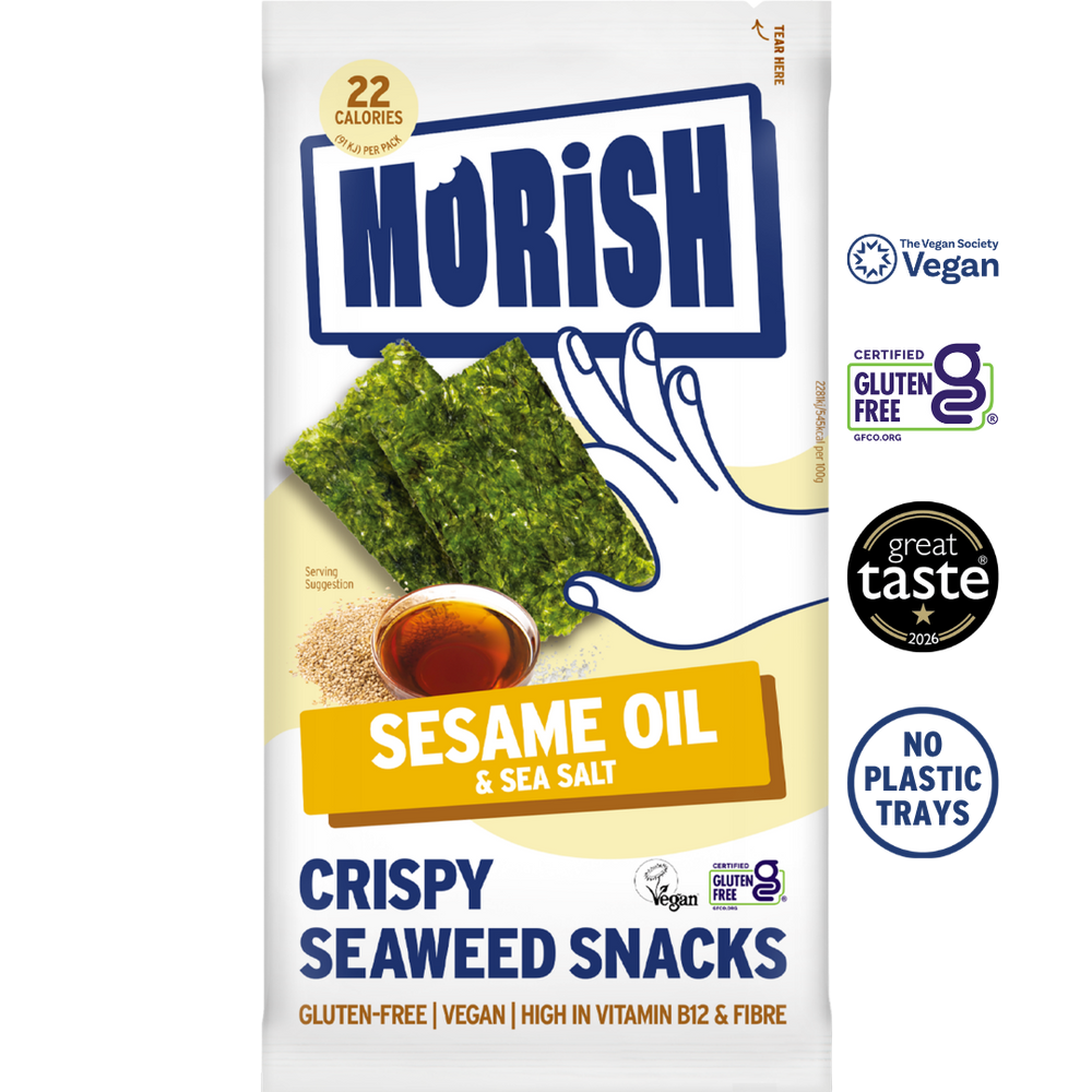 Pack of crispy sesame oil seaweed | Morish Snacks