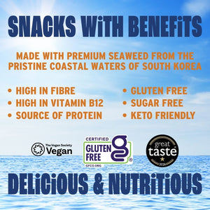 Benefits of crispy sesame oil seaweed with ocean | Morish Snacks