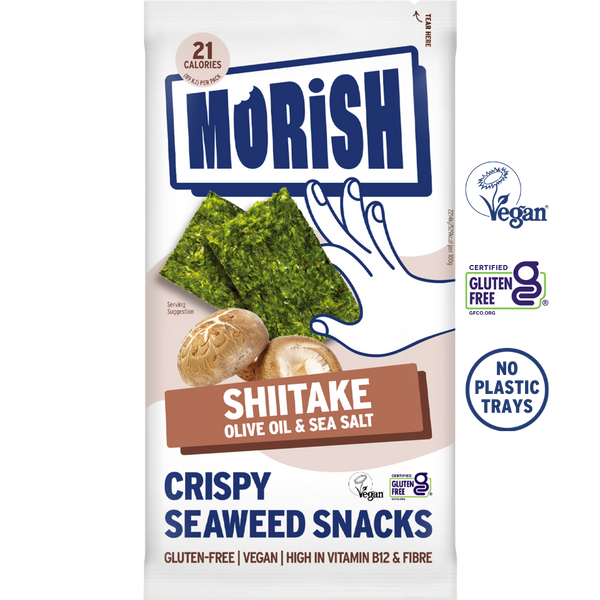 Pack of crispy shiitake seaweed | Morish Snacks