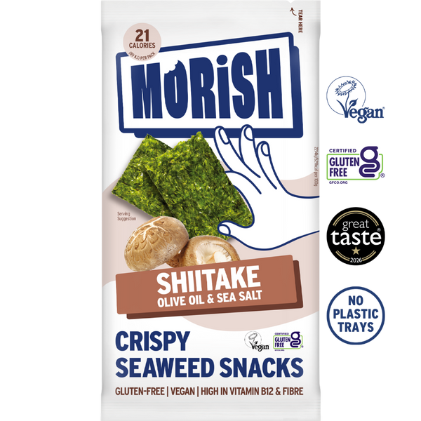 Pack of crispy shiitake seaweed | Morish Snacks