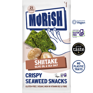 Pack of crispy shiitake seaweed | Morish Snacks