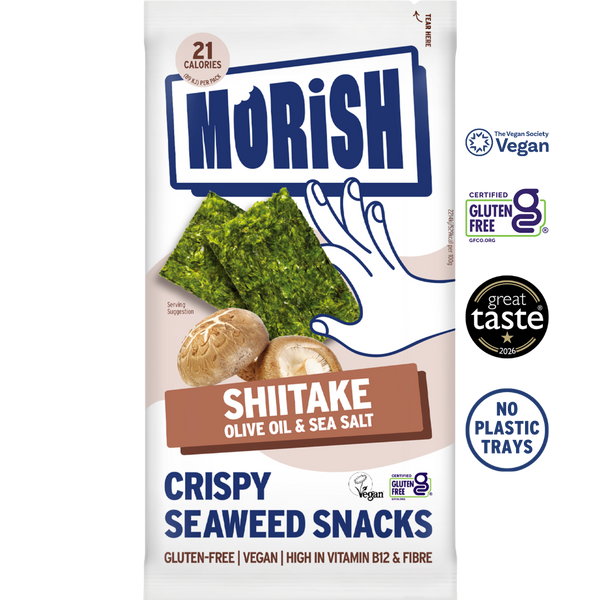 Pack of crispy shiitake seaweed | Morish Snacks