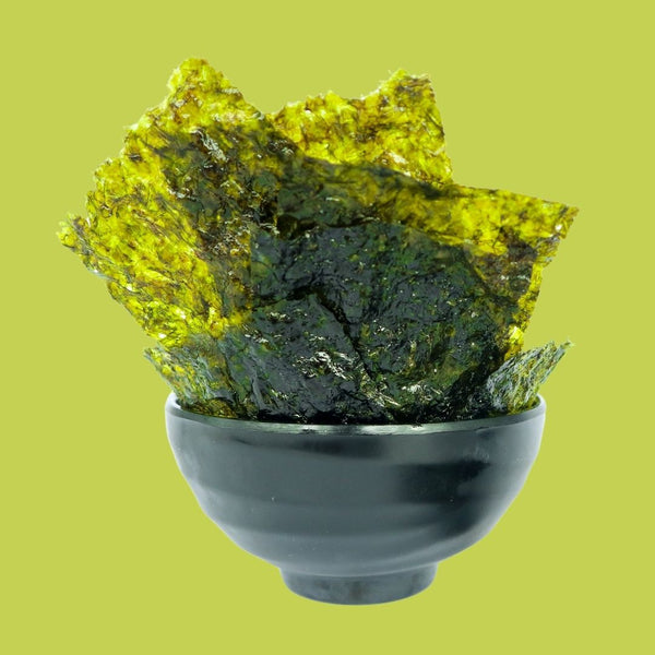 Bowl of delicious crispy seaweed thins | Morish Snacks
