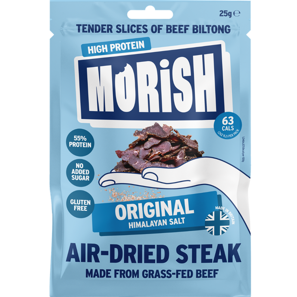Pack of air-dried steak original | Morish Snacks