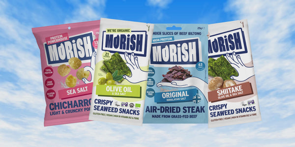 Morish snack packs with moving clouds | Morish Snacks